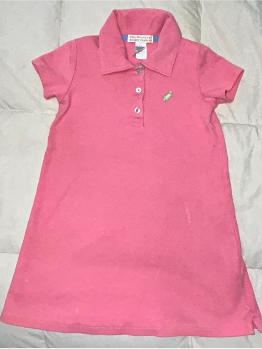 The Beaufort Bonnet Co Maude’s Polo dress in pink sz 6 EUC smoke free home